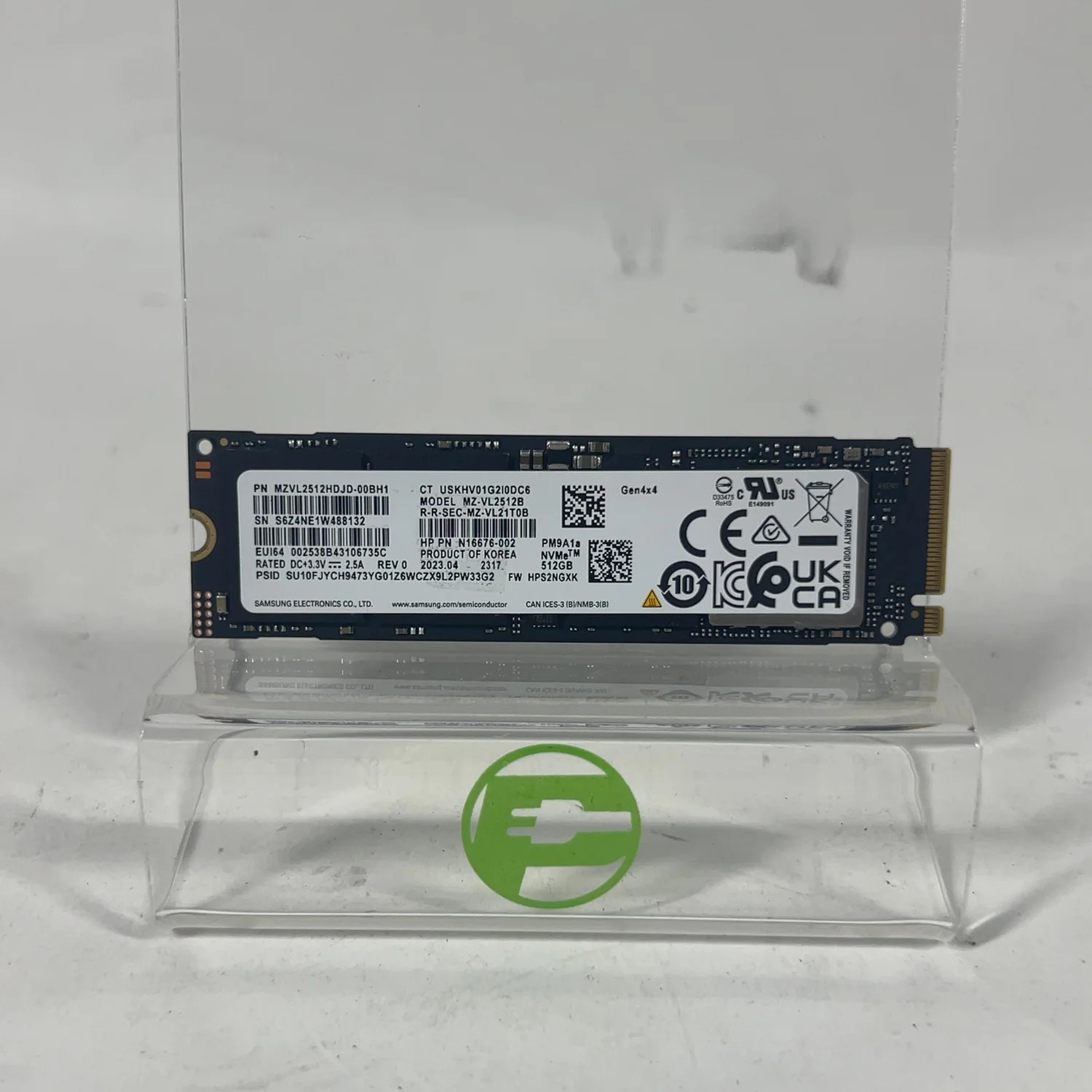 Samsung 2280mm MZ-VL25120 512GB M.2 NVMe Gen 4.0 x 4 SSD