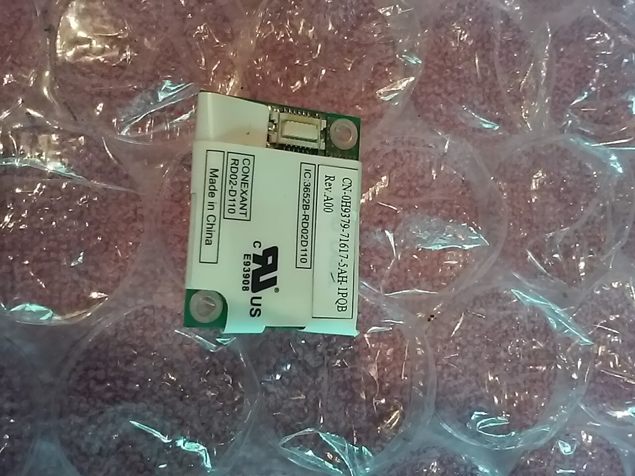 H9379 Dell, Inc Latitude D620 D820 PP18L Laptop Modem Card 56K 0H9379 H9379