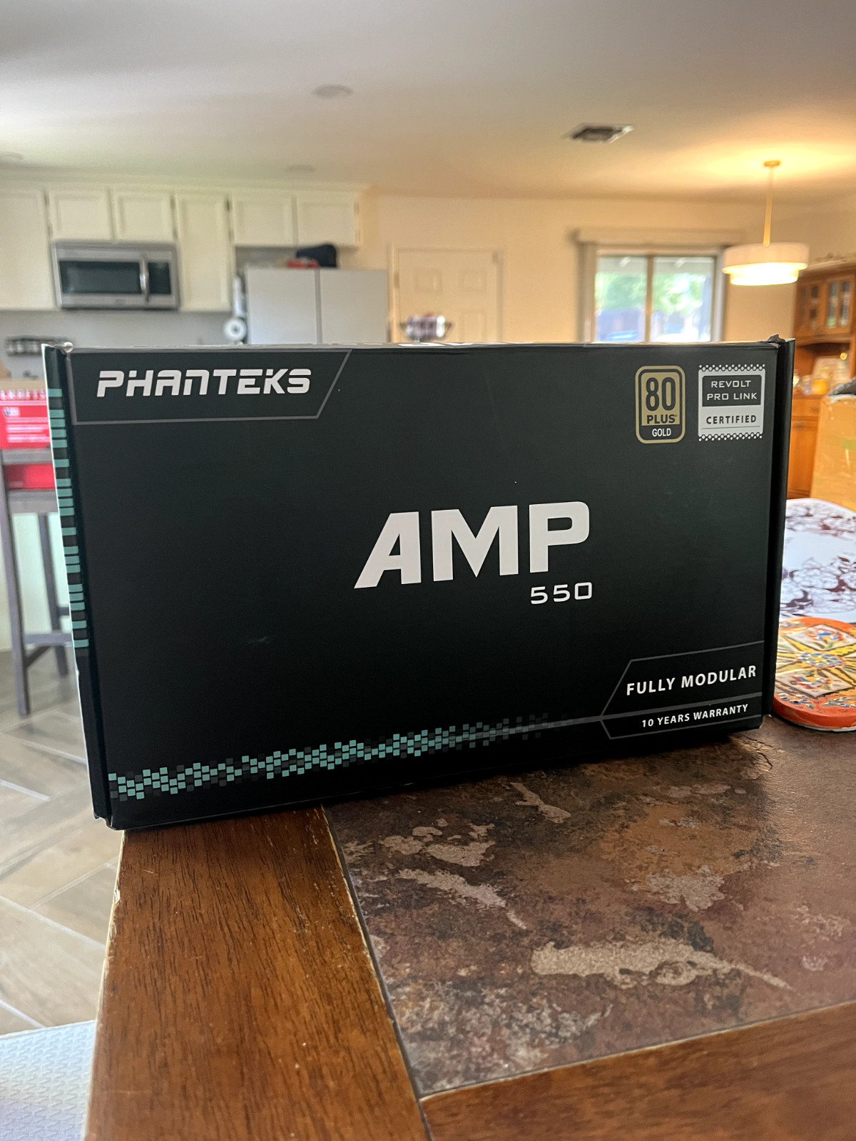 Phanteks AMP 550W 80 PLUS Gold Modular Power Supply - Black