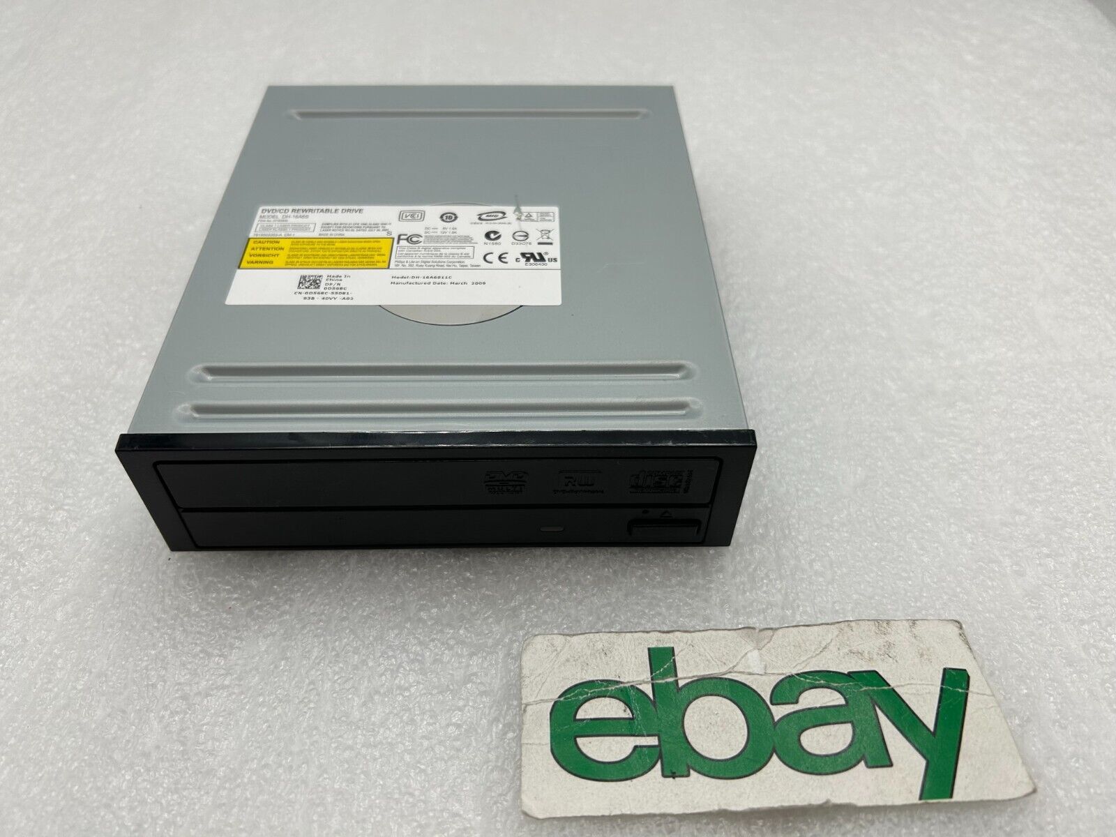 Dell Phillips DVD/CD Rewritable Drive I  DH-16A6S PN: 0D568C - 