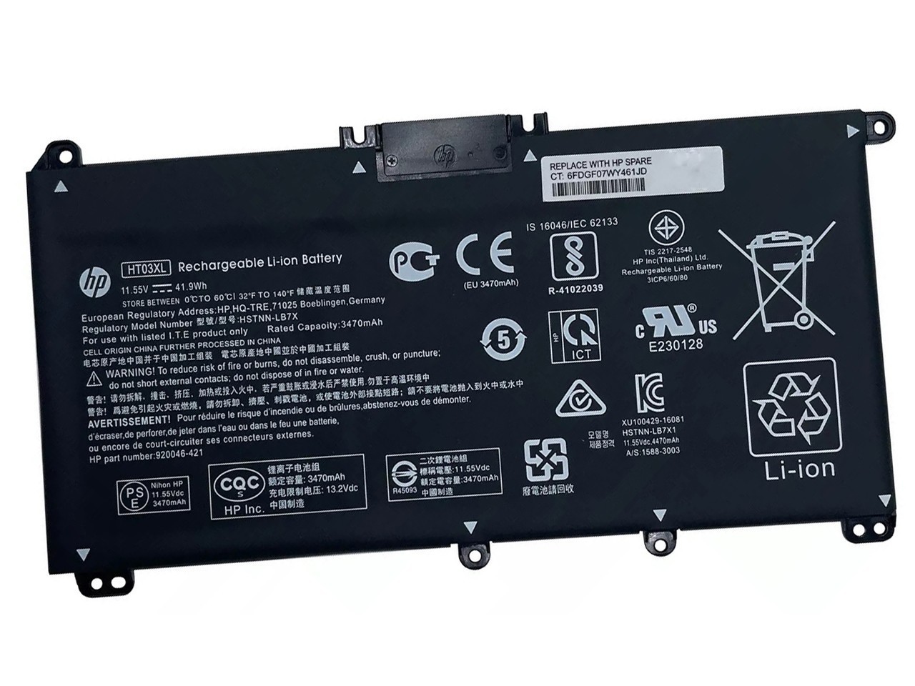 HP Battery for 15-DY 15-DY1042CL 15-DY1044NR 15-DY1048NR 15-DY1062NR 41.9Wh
