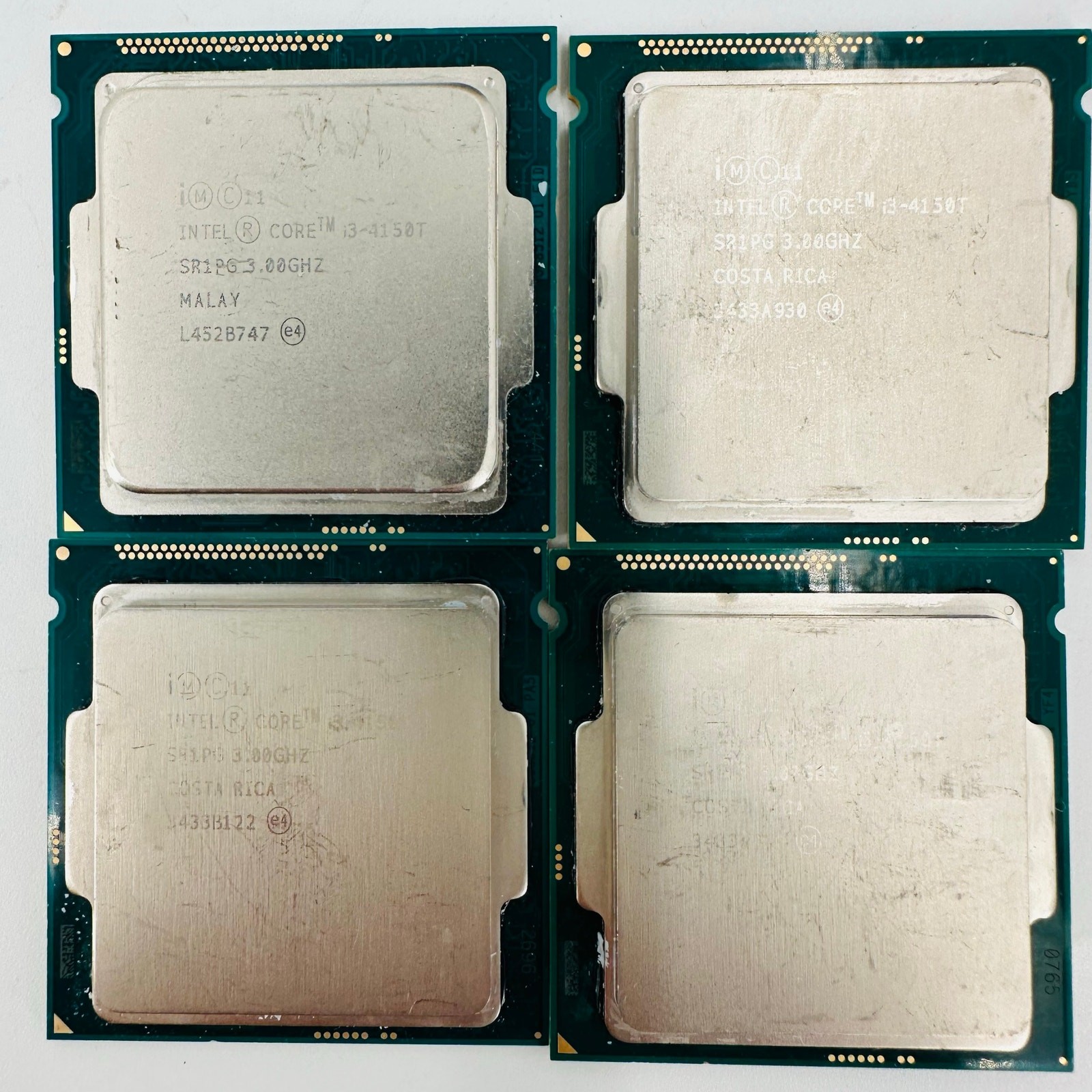 Lot of 4 Intel Core i3-4150T 3.00GHz SR1Pg CPU Processors 
