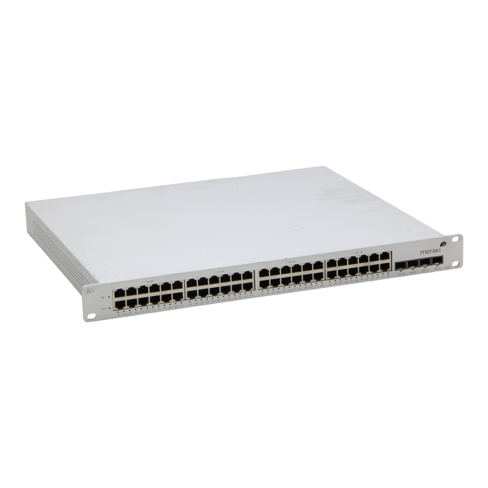 Cisco Meraki MS42P 48-Port GbE RJ-45 PoE+ 4x SFP Cloud Managed Switch