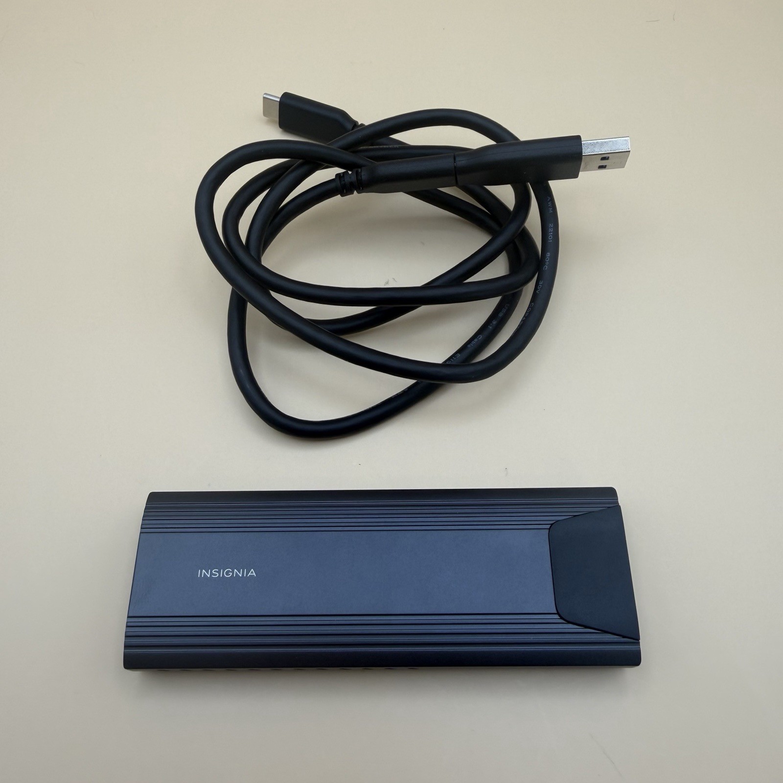 Insignia USB 3.2 Gen 2 M.2 NVMe SSD Enclosure NS-PCNVMEHDE Tested Working