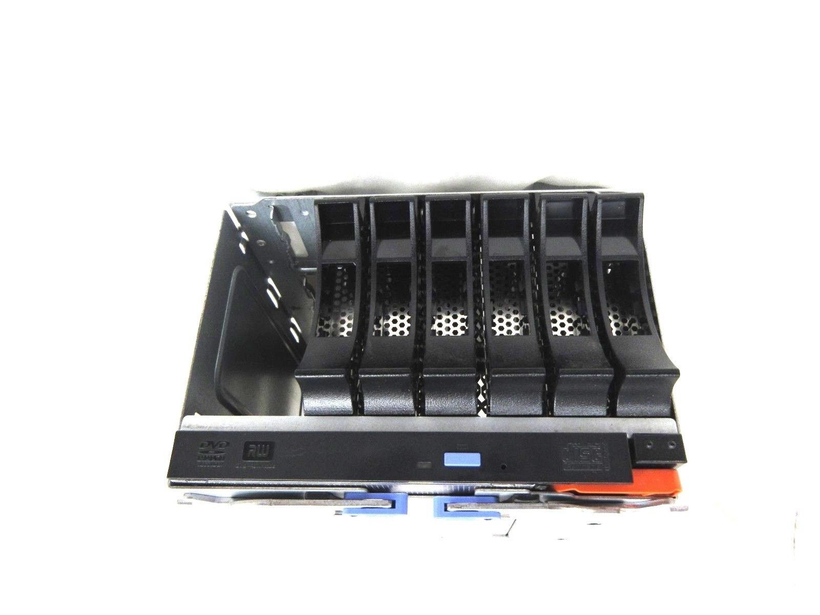 IBM 00E2520 6 Bay Hard Drive Cage includes Backplane Optical Drive 75-2
