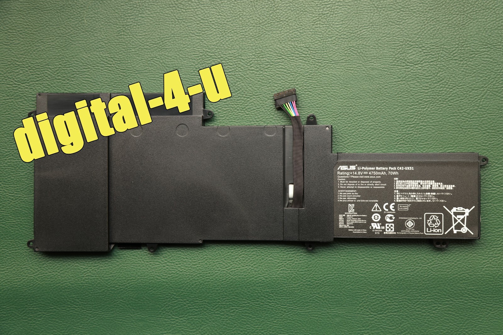 New Genuine C42-UX51 Battery for Zenbook UX51 UX51VZ UX51VZA U500VZ UX51VZ-XH71
