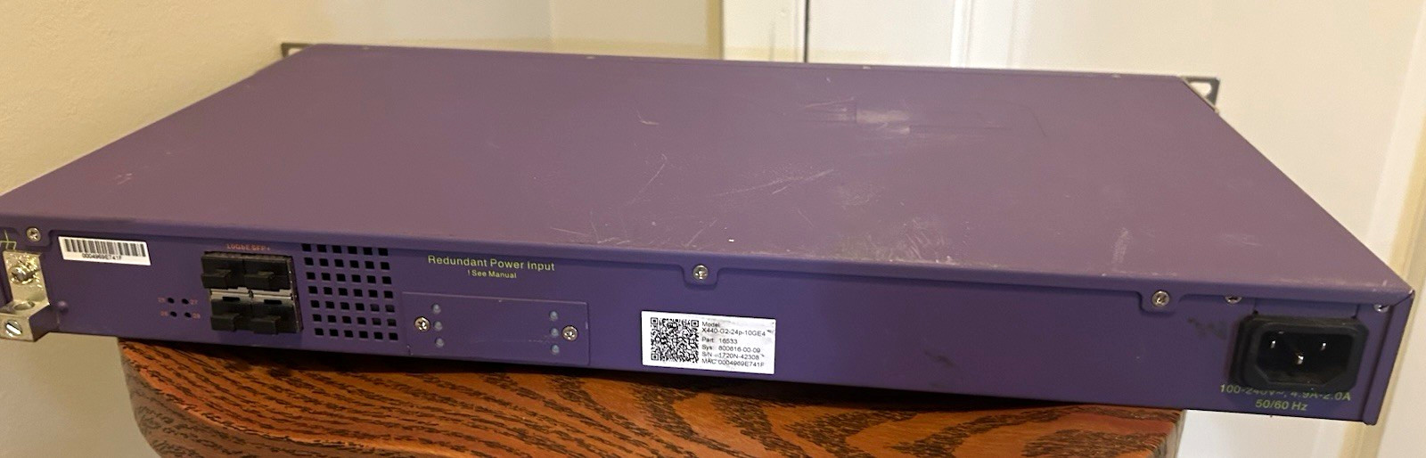 Extreme Networks X440-G2-24p-10GE4 24-Port PoE+ Managed Switch w/ Rack Ears