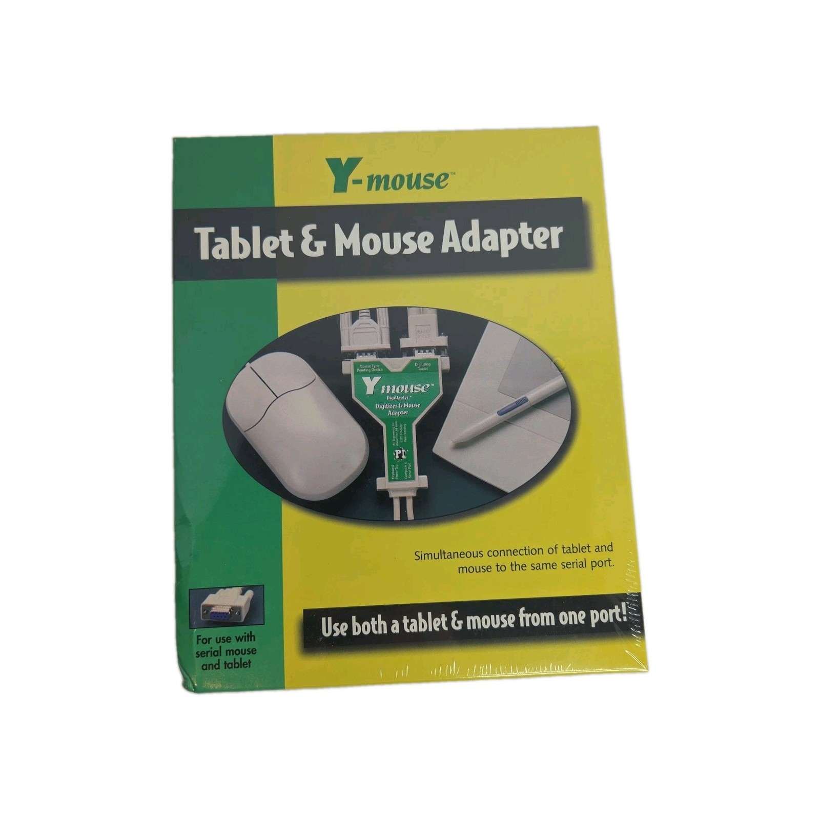 PI ENGINEERING  Y-Mouse Tablet & Mouse Adapter Vintage Sealed