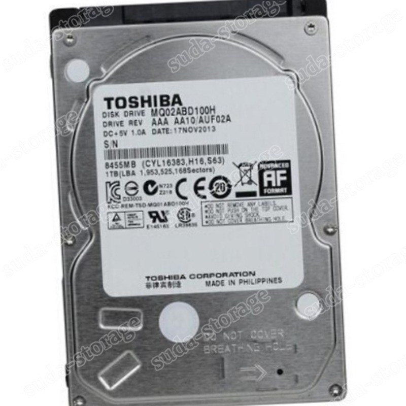 1PCS New Toshiba 1TB MQ02ABD100H 64MB 8GB SATA 2.5" SSHD Solid State Hybrid Dri