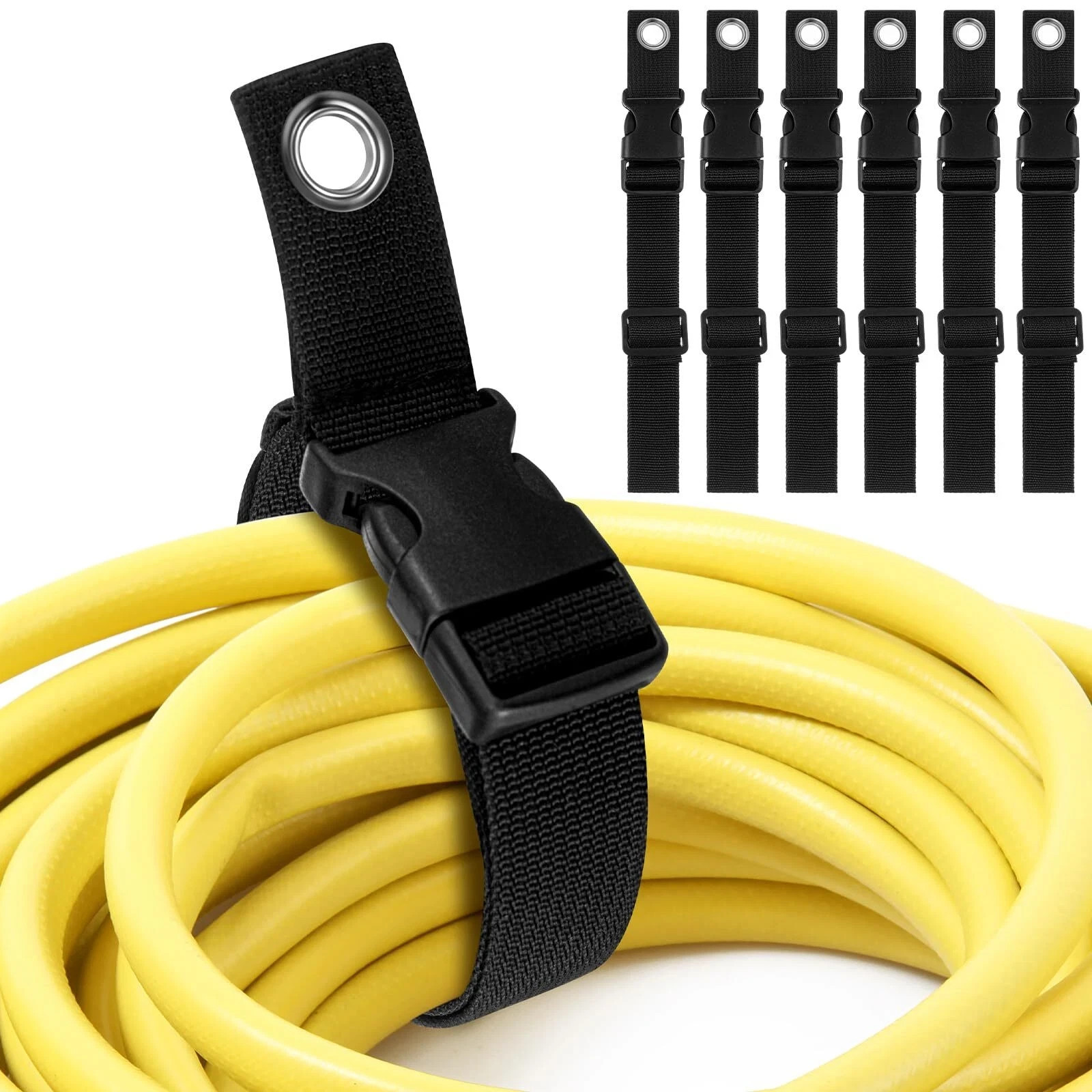 6 Pack Heavy Duty Extension Cord Organizer Hanger for Garage Workshop Shed