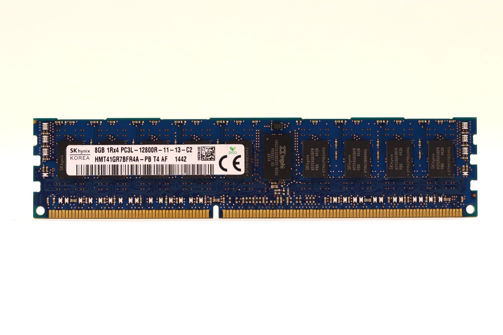 SK Hynix 8GB 1Rx4 PC3L-12800R-11-13-C2 ECC REG Server Memory HMT41GR7BFR4A-PB