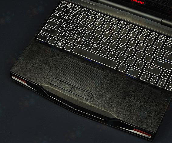 KH Laptop Carbon fiber Leather Sticker Skin Cover for Alienware M14X R1 R2 2012