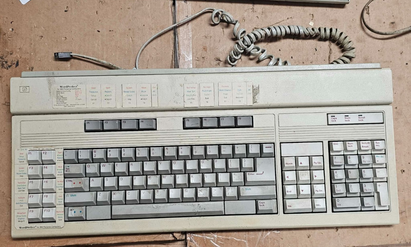 Vintage Retro Terminal Keyboard Hewlett Packard USA Model 46030A HP 9000 Series