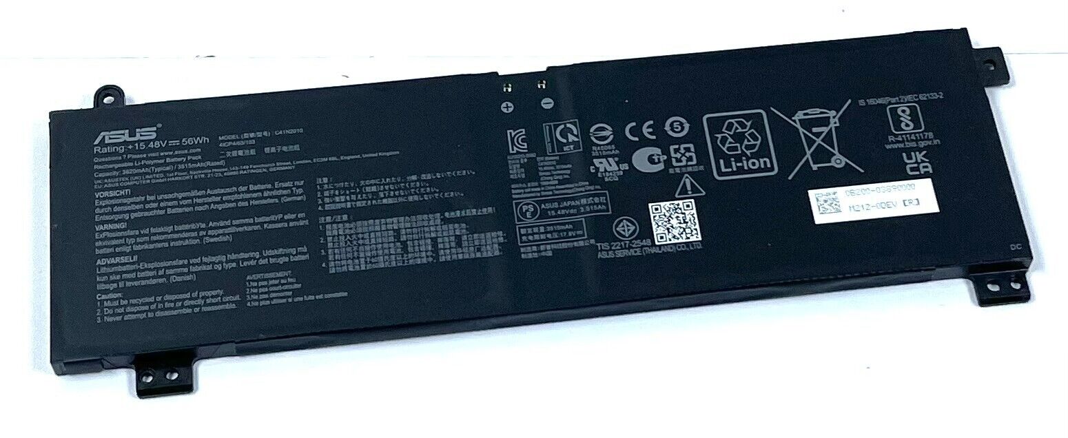 C41N2010 Asus Battery For TUF FA507RE Gaming Laptop 15.48V 3515mAh Genuine