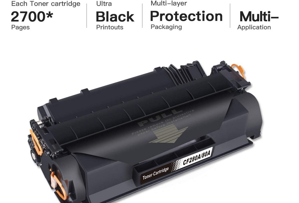 E-Z Ink (TM) Compatible Toner Cartridge Replacement for HP 80A CF280A (2 Pack)
