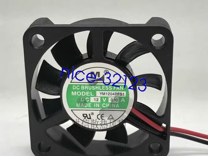 1 pcs  YM M Fan YM1204PFS1 fan DC 12V 0.10A 4CM 4010 2 wire cooling fan