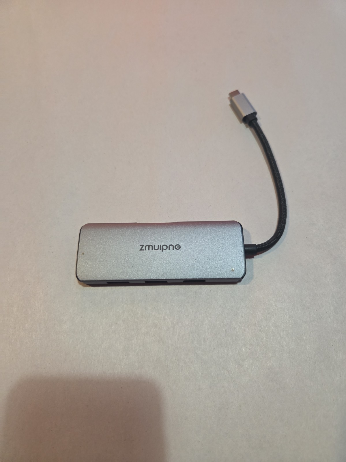 ZMUIPNG USBC Hub 6 in 1 Multiport Adapter HDMI/3xUSB 3.0/SD/Micro SD Card Reader