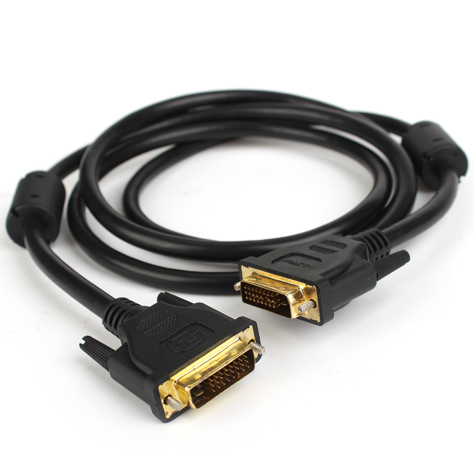 Premium Gold Plated DVI-D Digital to DVI-D Cable - 32AWG - Single Link - 6-25FT