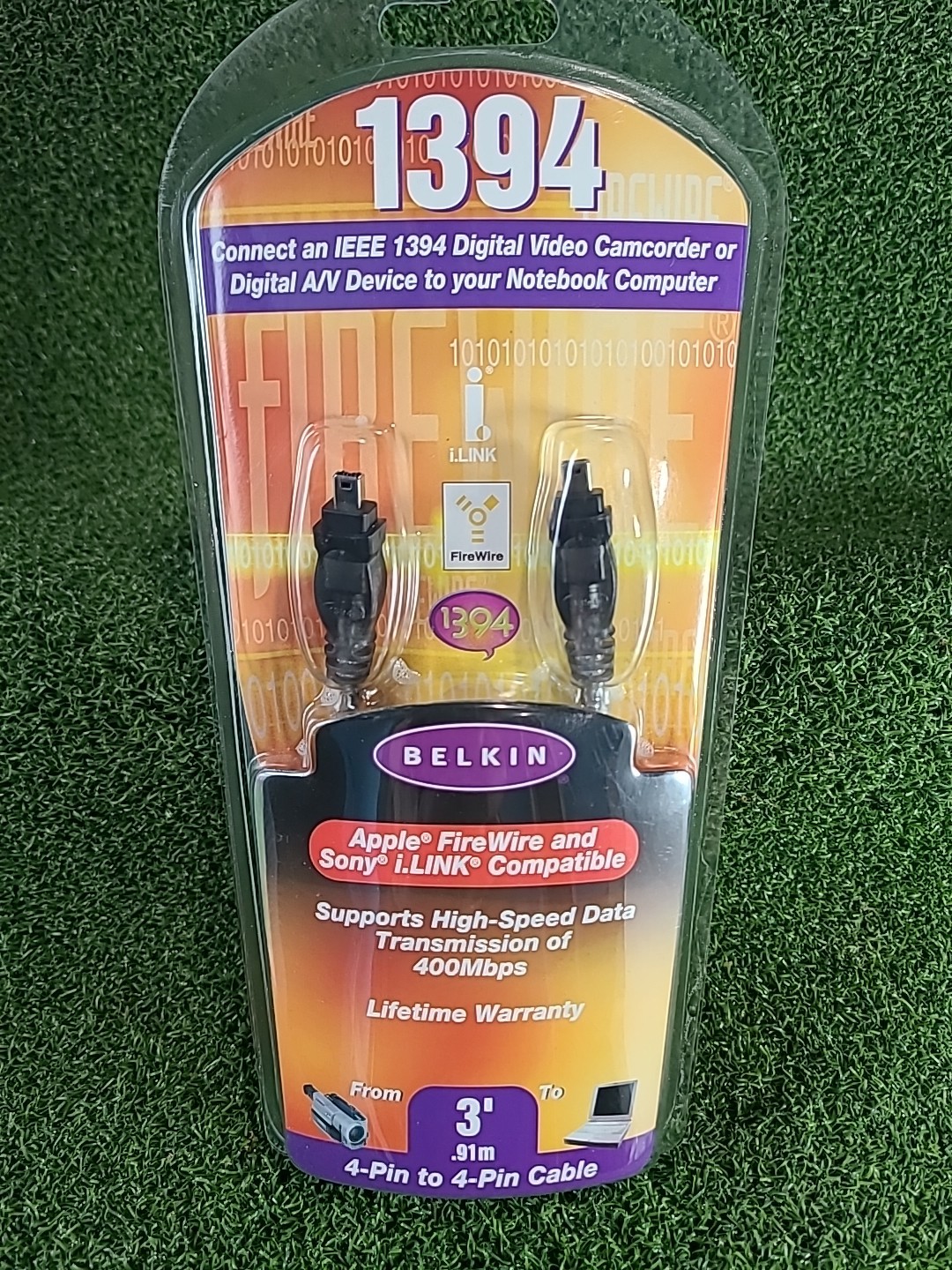 BELKIN IEEE 1394 Video or Digital A/V Device to Notebook Computer High-Speed