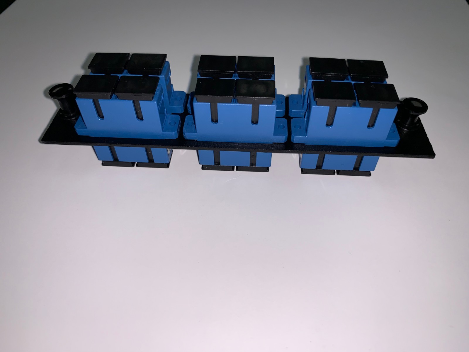 Fiber Optic SCUPC Singlemode 12 Port Adapter Panel SC Duplex - LGX Style Plate