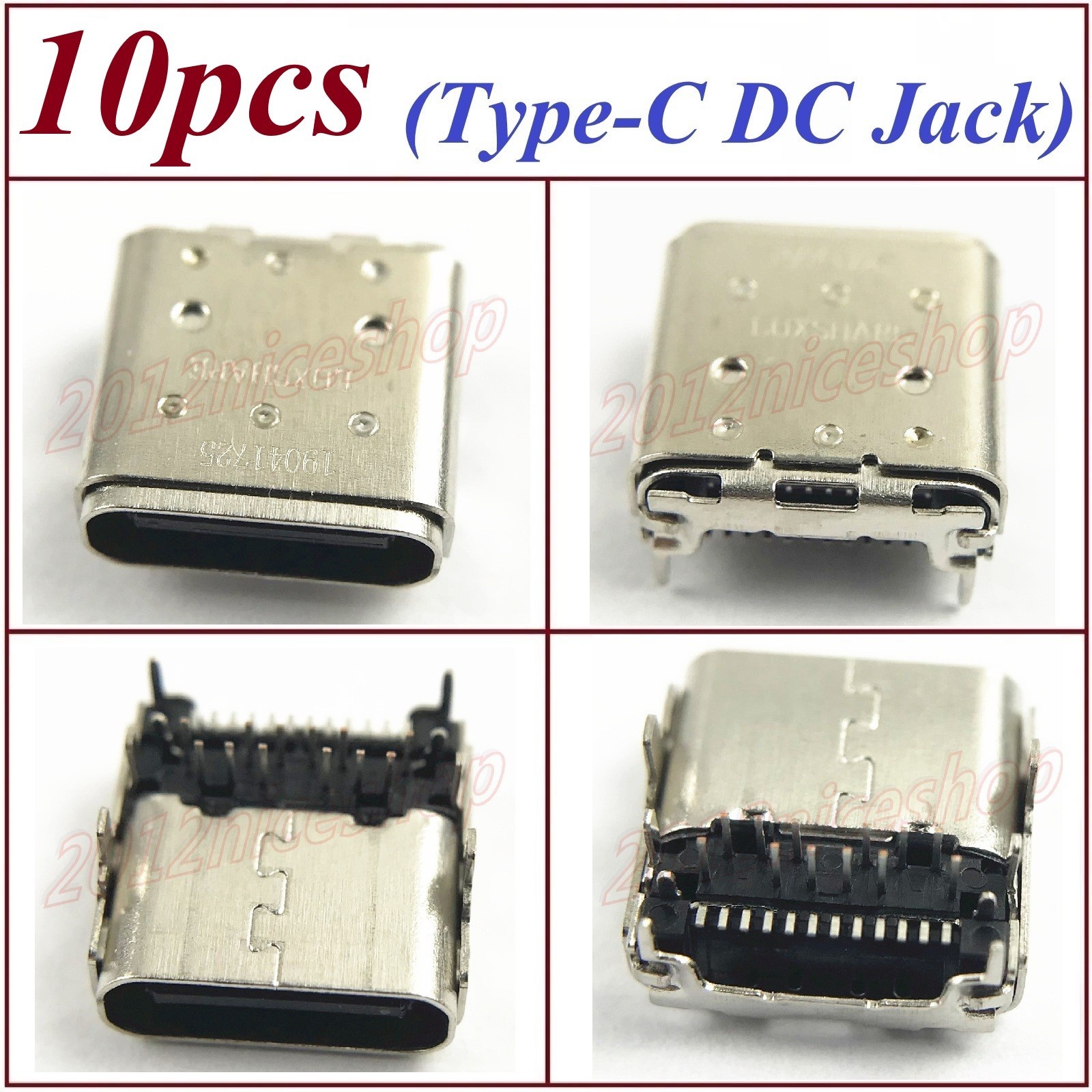 10x Type-C DC Power Connector Jack For Acer Chromebook 314-1H 315-4H C934T C202X