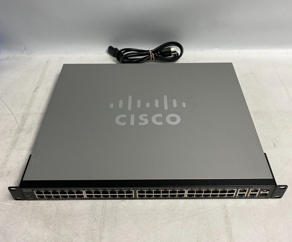 Cisco SF300-48P 48Port 10-100 PoE Managed Switch