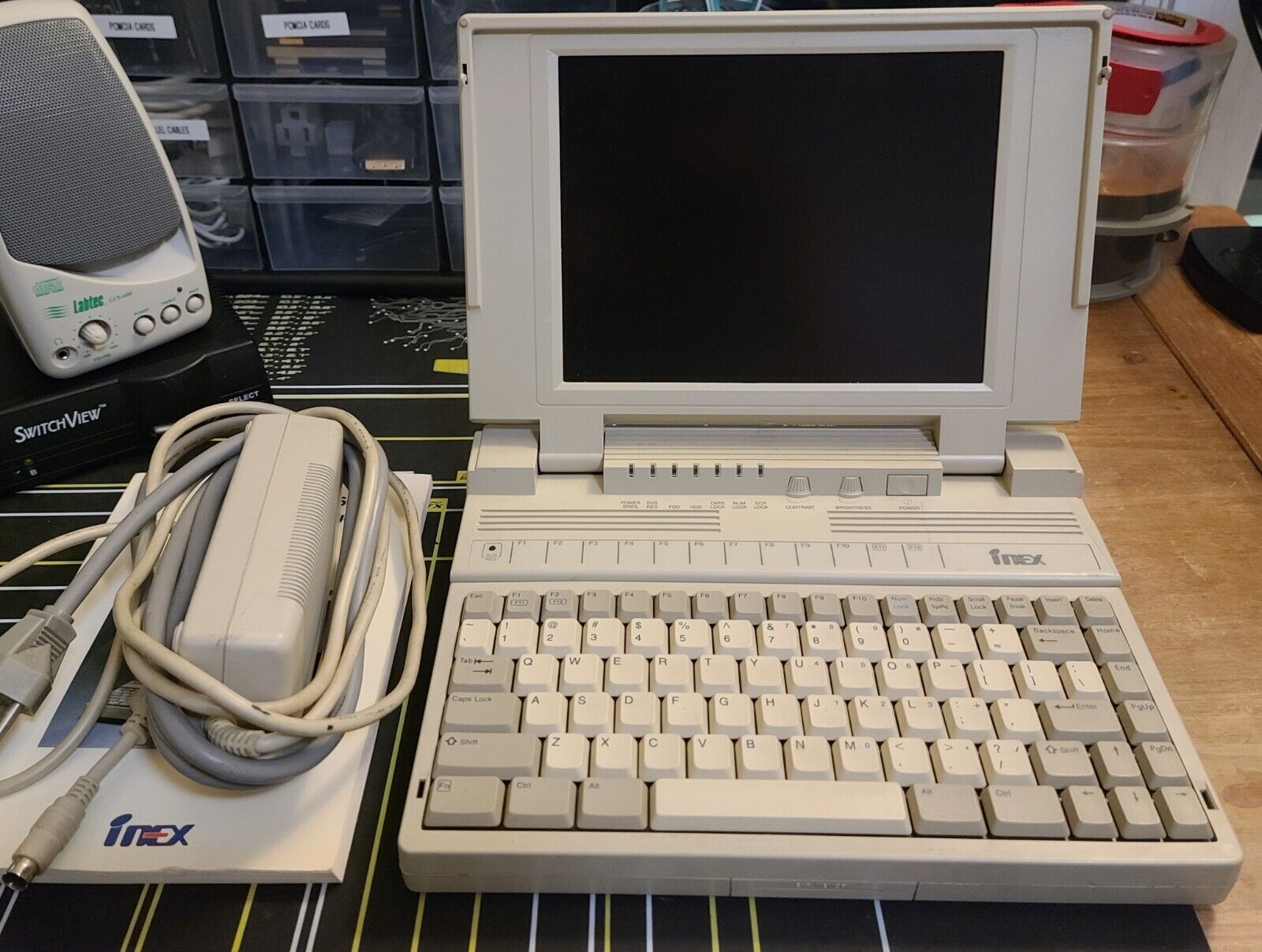 Vintage Inex 4100 (Cyrix Cx486SLC @ 25 MHz, 4 MB, MS-DOS 6.22/Windows 3.1)