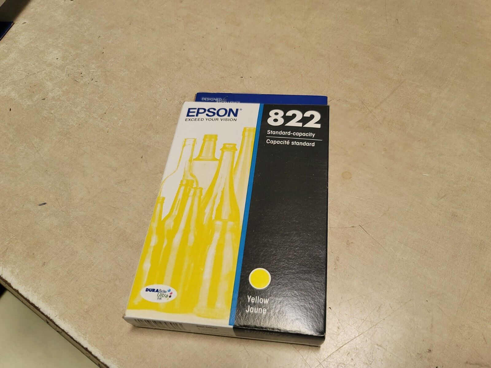 sealed 2026 Genuine Epson 822 YELLOW  Ink Cartridge for WorkForce Pro