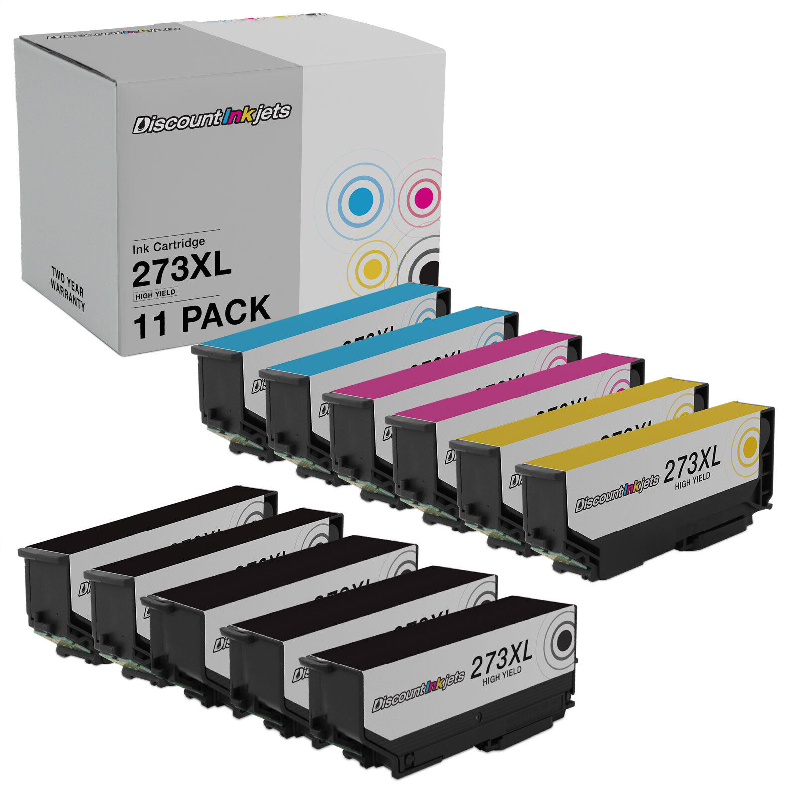 Compatible Ink Cartridge Replacements for Epson 273XL 11pk HY