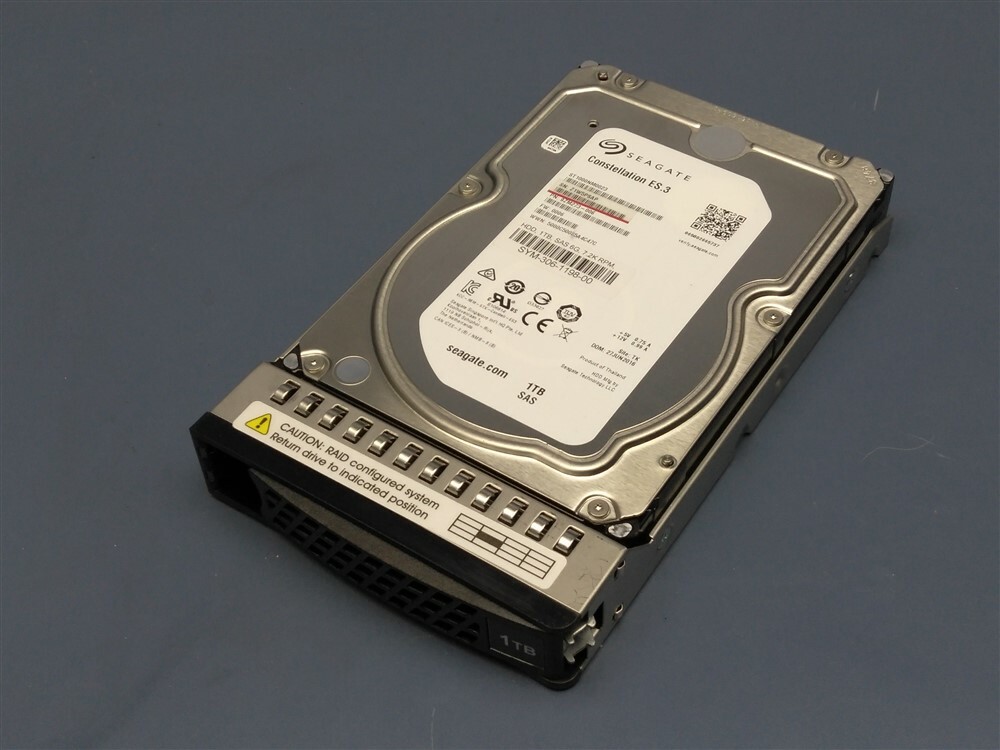 Seagate OEM ST1000NM0023 SAS HDD 1TB 3.5 Inch 7200 RPM Hard Drive w/Tray