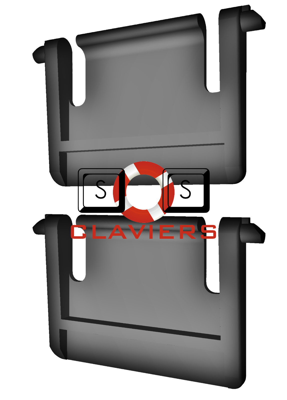 Redragon S107 RGB Keyboard Spare Replacement Tilt Leg Stand Foot Feet Set