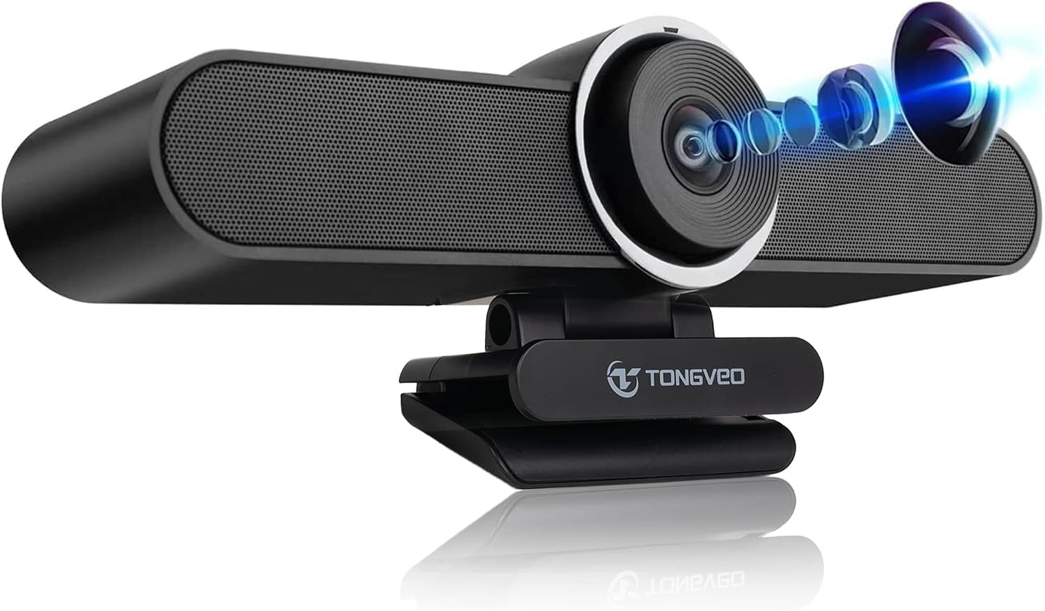 4K Webcam Conference Call TV Room Web Camera with Dual Microphones &Speaker, | A