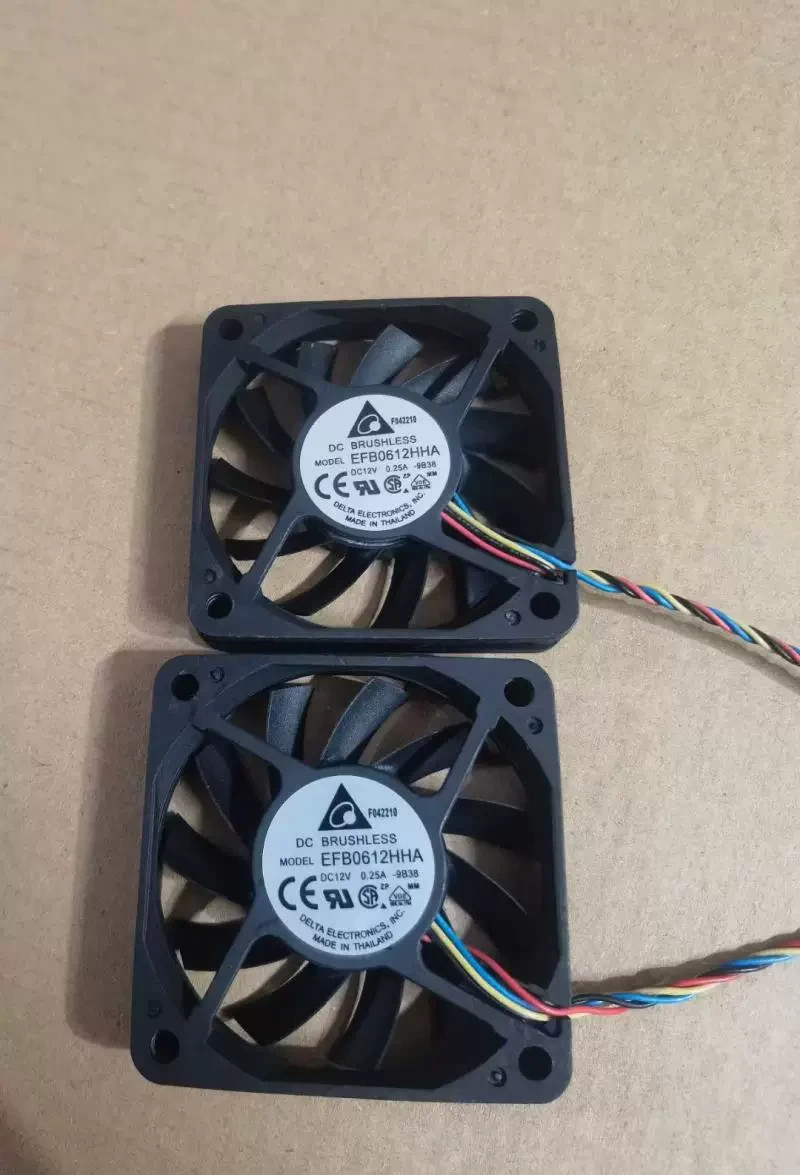 1PCS Delta EFB0612HHA 6010 12V 0.25A Ultra-Thin PWM Speed-Controlled CPU Fan
