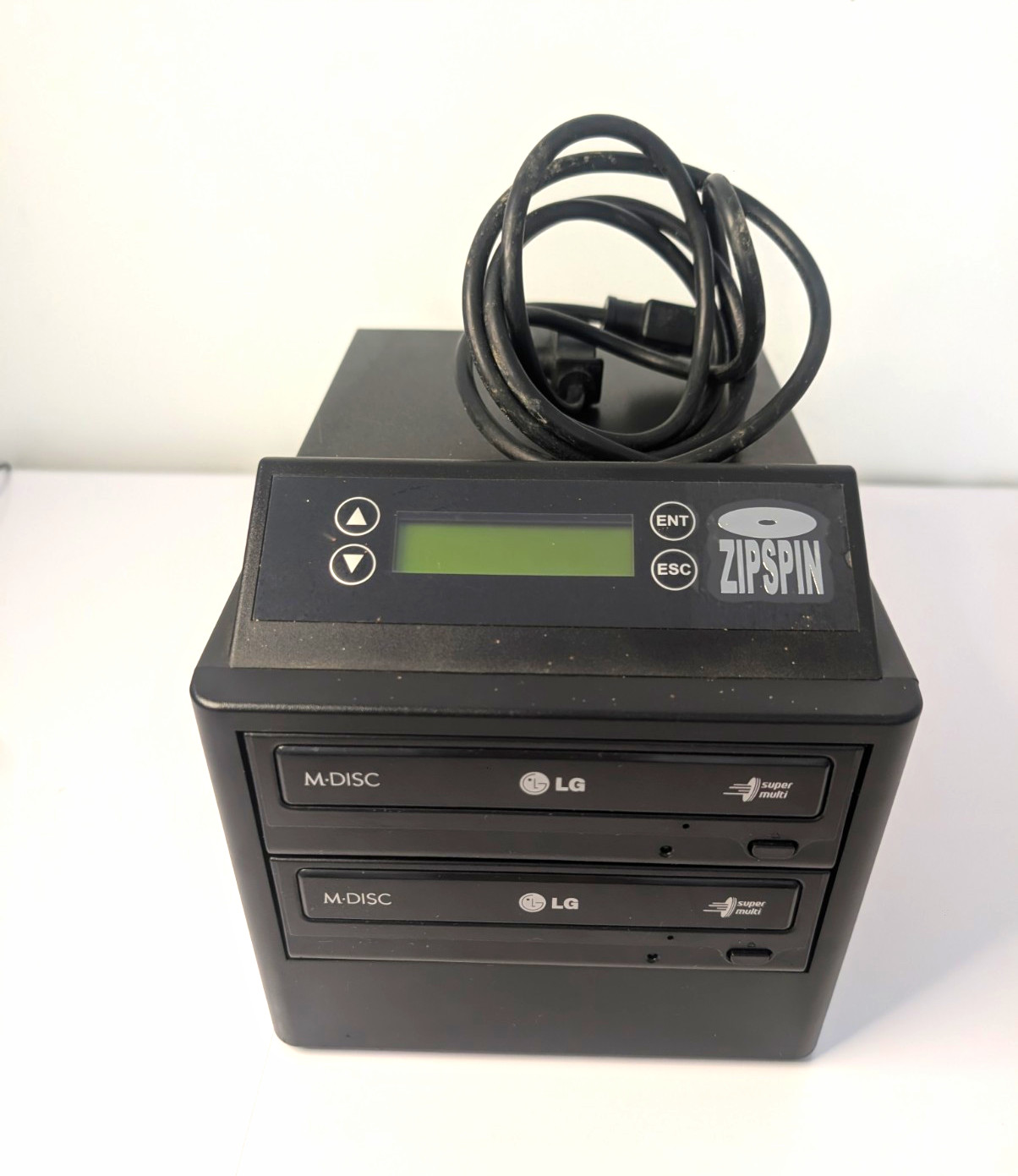 ZipSpin DVD-121-PRO-WM-DC 2-Target DVD/CD Duplicator Tower M-DISC Standalone
