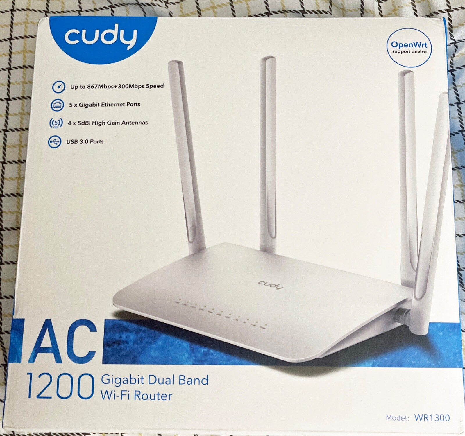 Cudy AC1200 Router Opened used very little