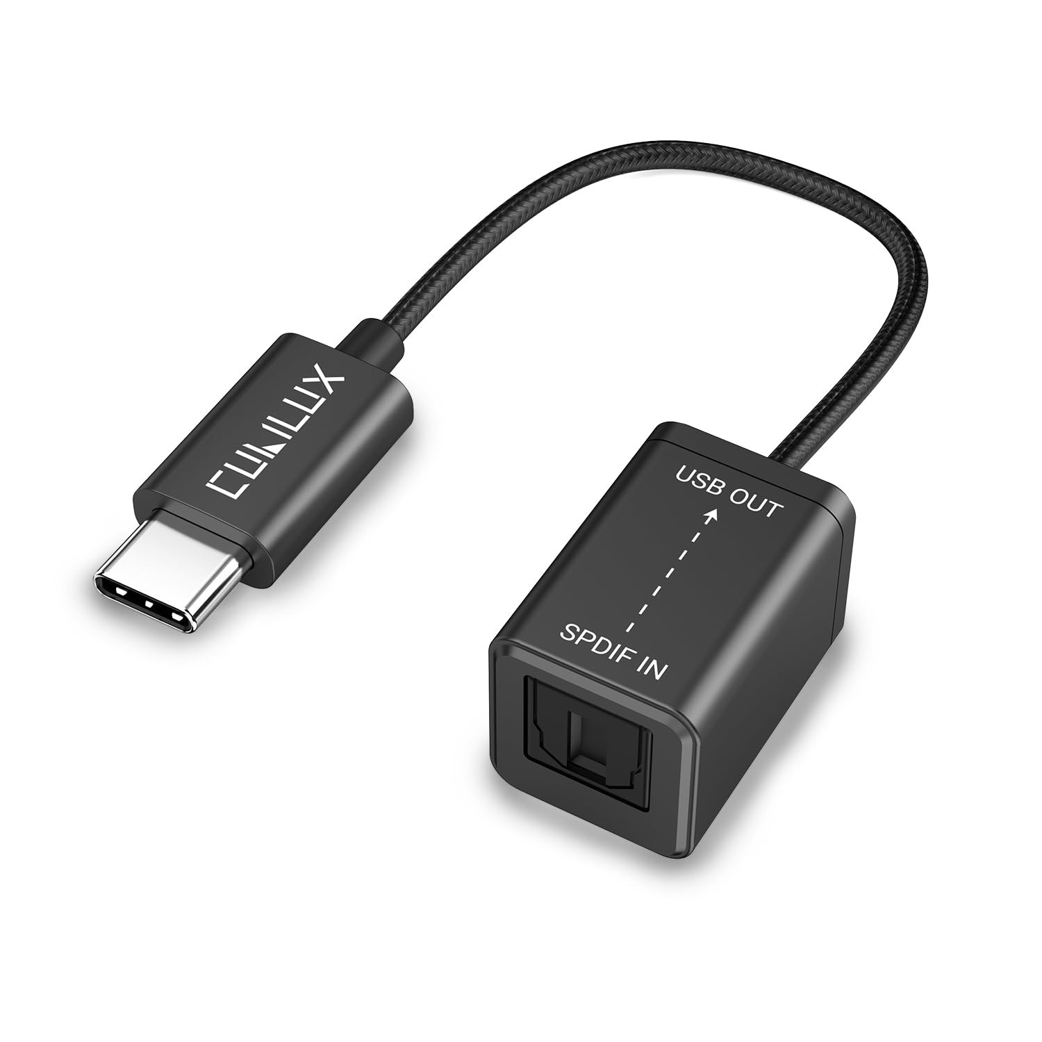 USB C Optical Audio Capture Adapter (NOT for Playing Audio), TOSLINK to Type...