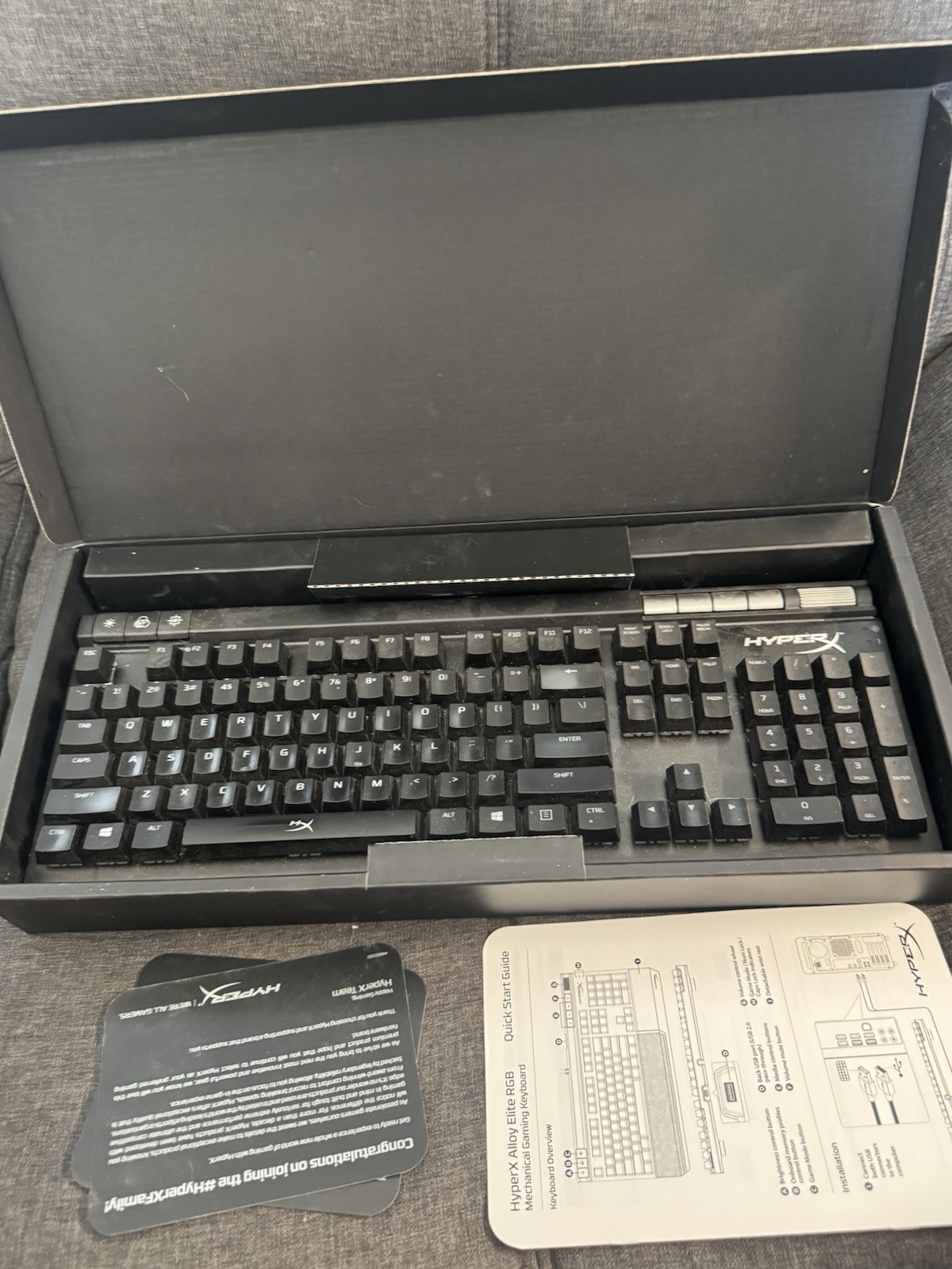 HyperX Alloy Elite RGB - Mechanical Gaming Keyboard - Software-Based Light