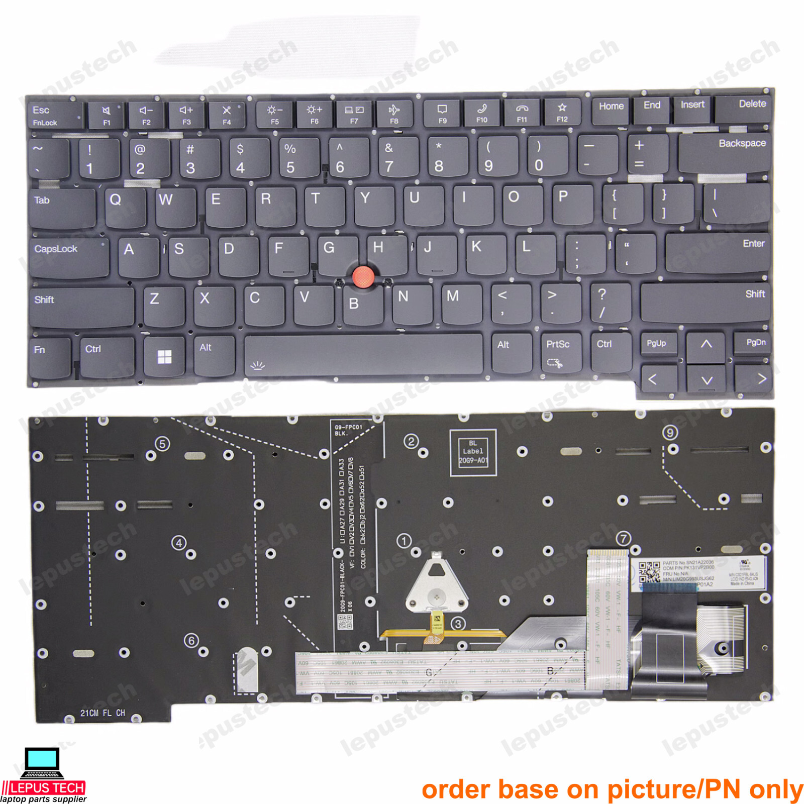LENOVO Thinkpad T14S GEN2 P1 GEN4 X1 Extreme gen5 backlit US keyboard original
