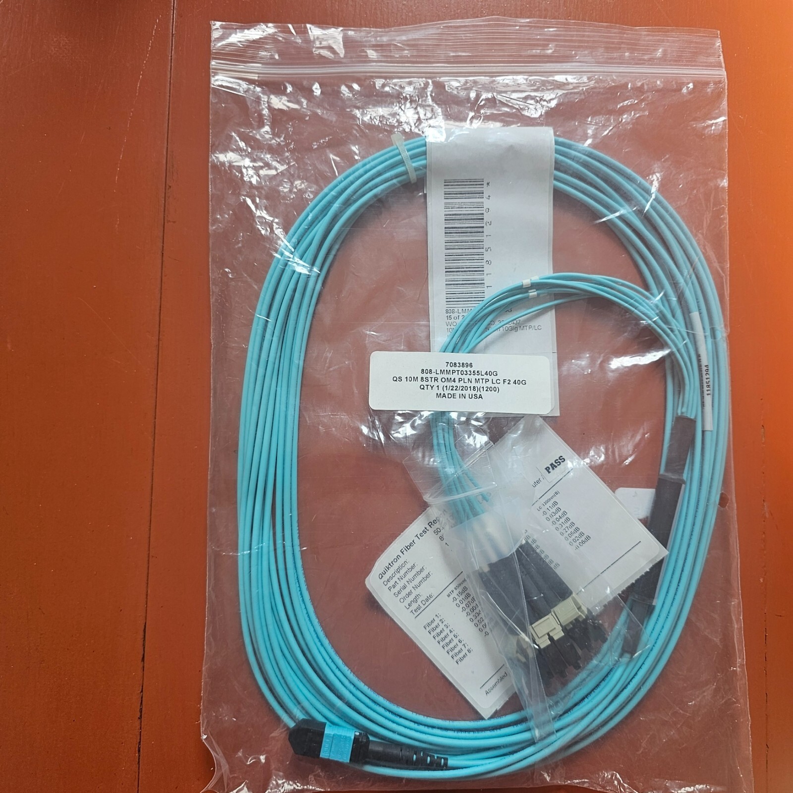 NEW Legrand QS 10M 8STR OM4 PLN MTP LC F2 40G