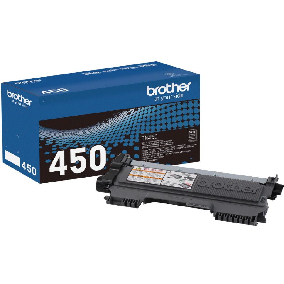 Brother TN450 High Yield  Black Toner Cartridge Genuine