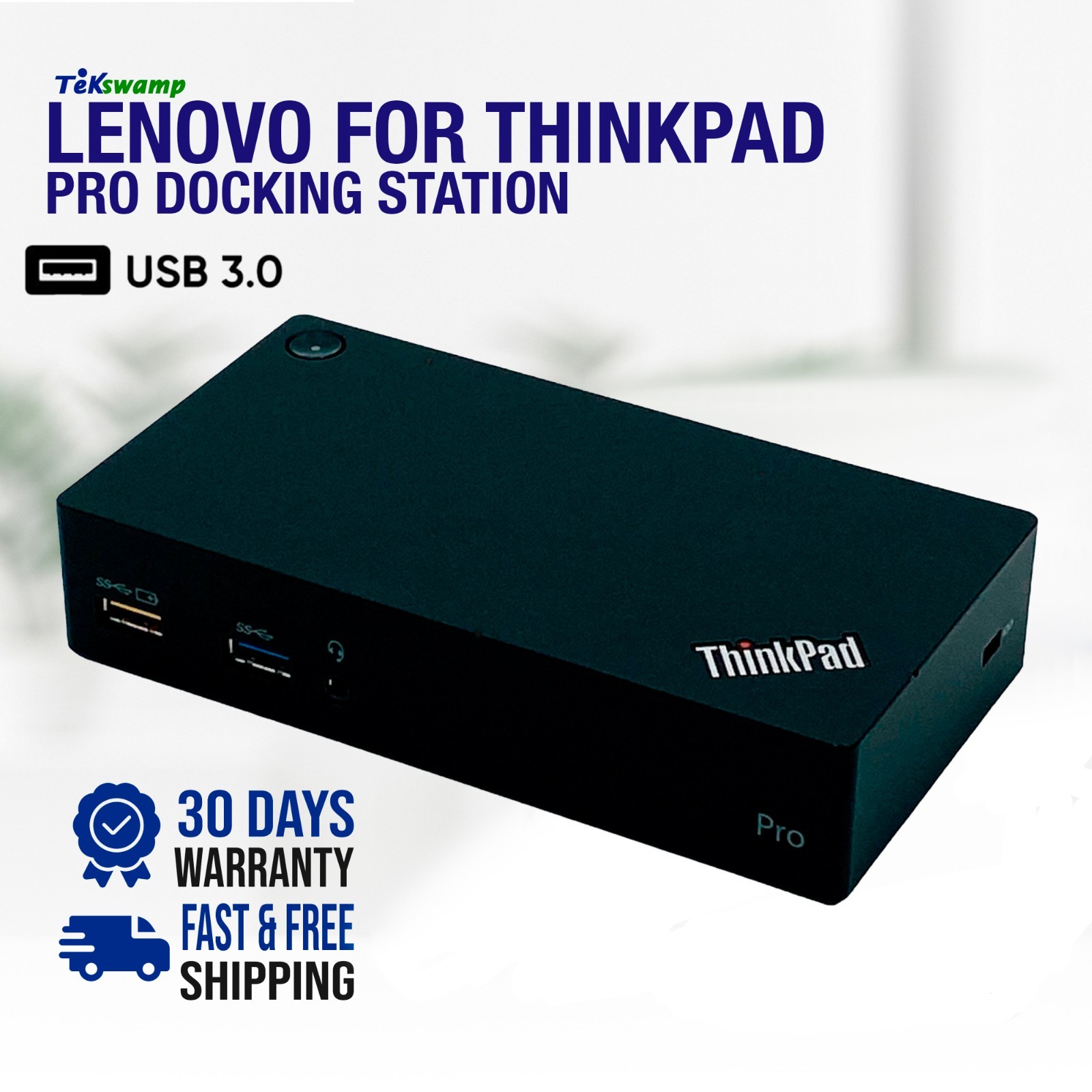 Lenovo ThinkPad USB 3.0 Pro Dock Station for ThinkPad E475 E570 E470 NO ADAPTER