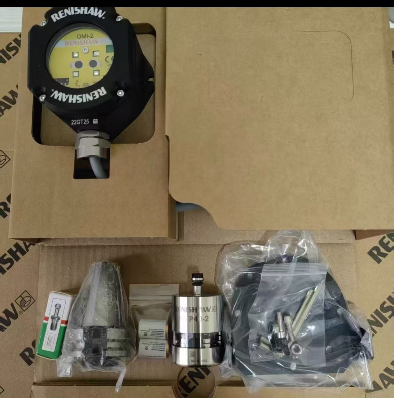 RENISHAW OMI-2 receiver with BT30+ OMP40-2 Optical probe with  bracket