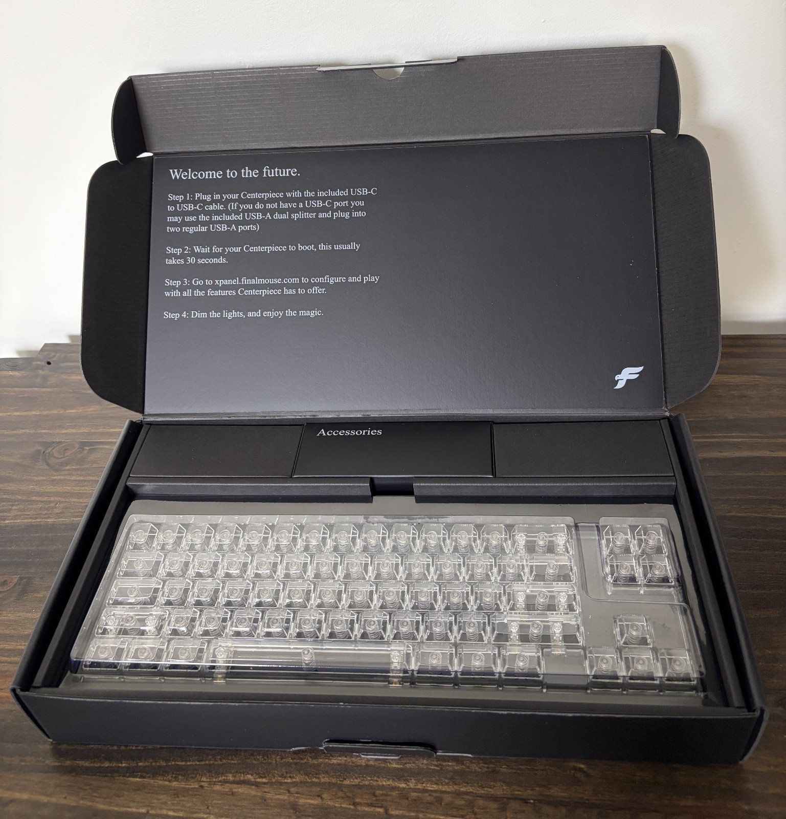 Finalmouse Centerpiece Pro Mechanical Keyboard Founders Edition