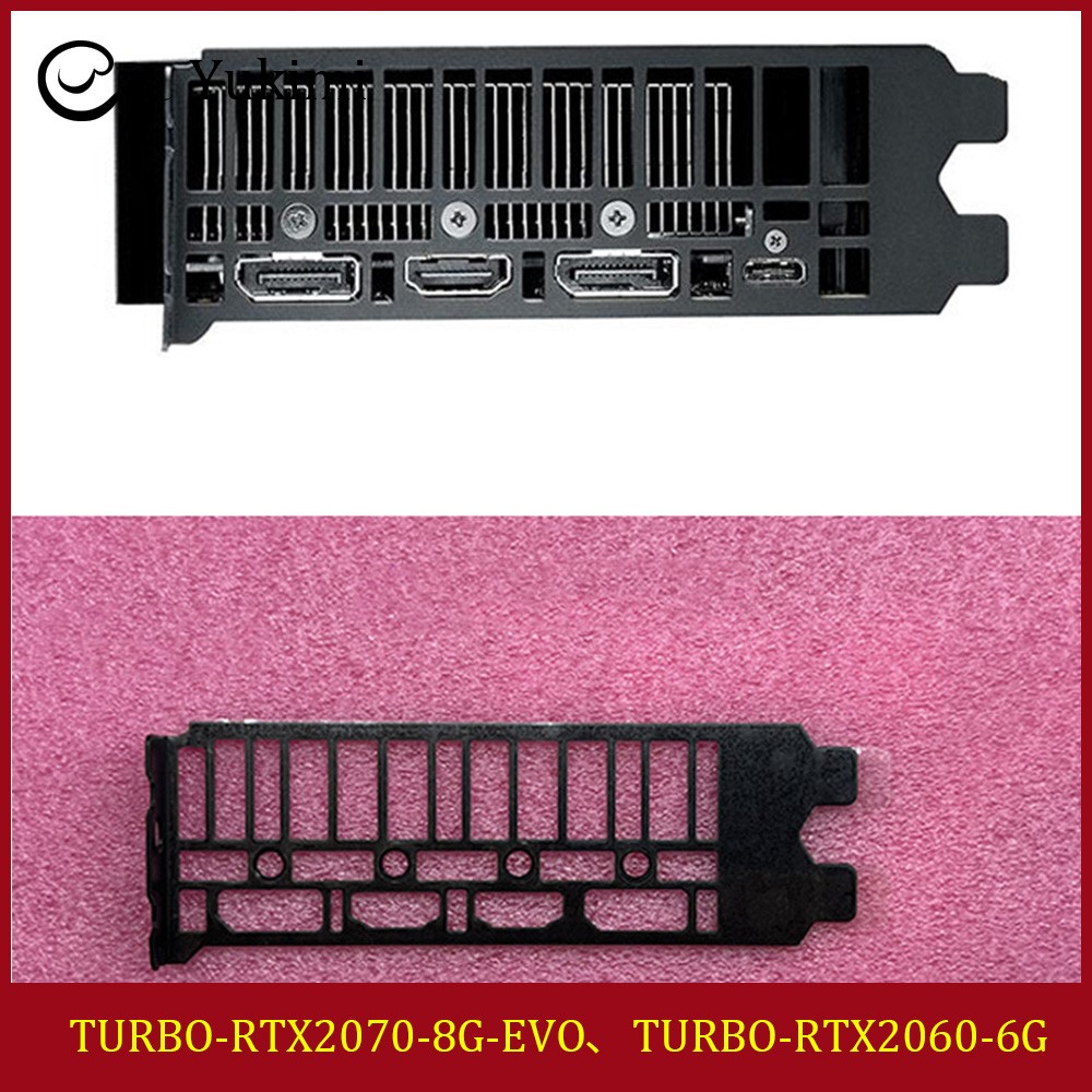 NEW FOR ASUS TURBO-RTX2070-8G-EVO Ｍotherboard I/O Shield Backplate