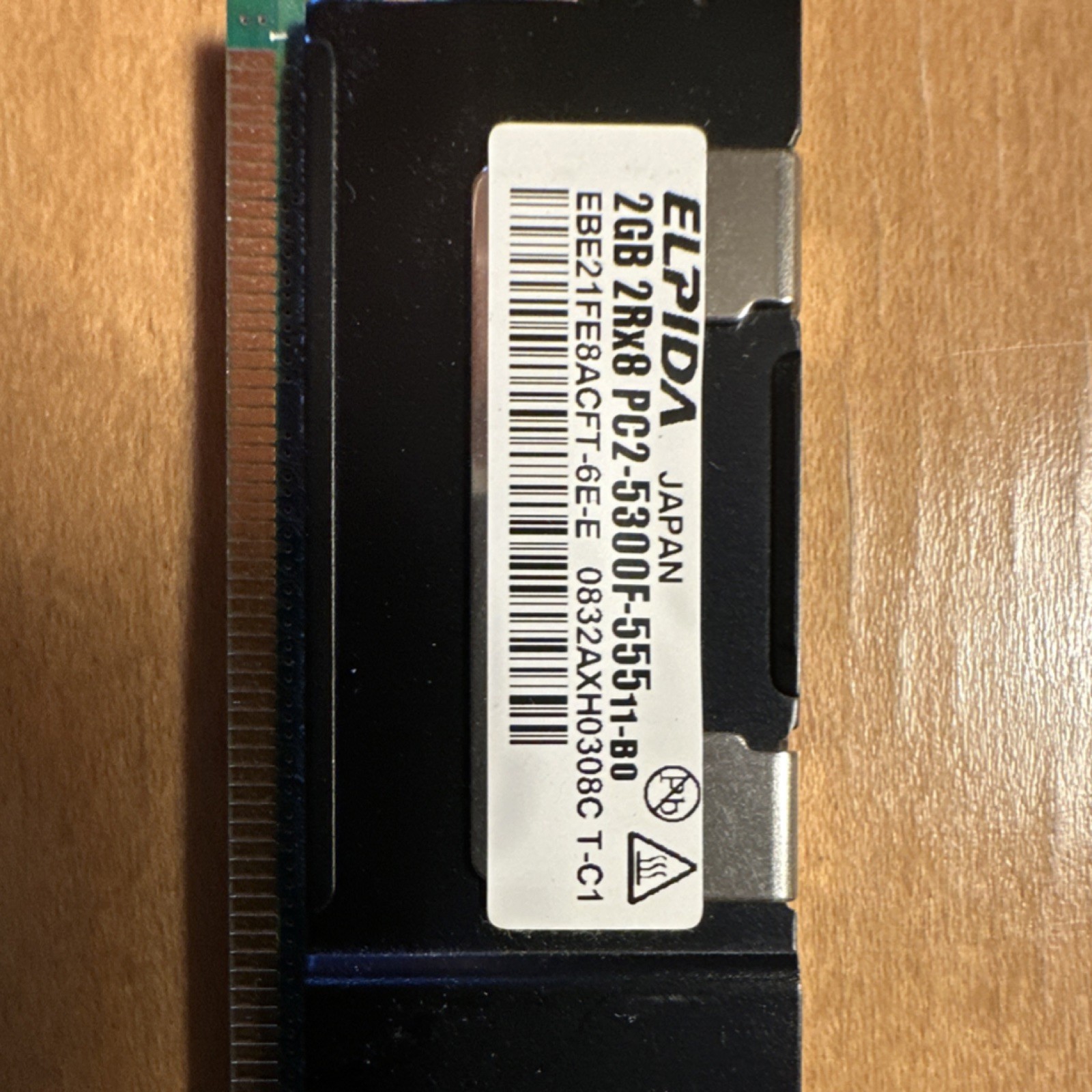 Elpida 4x2GB FB-DIMM DDR2 PC2-5300F Fully Buffered Memory EBE21FE8ACFT-6E-E
