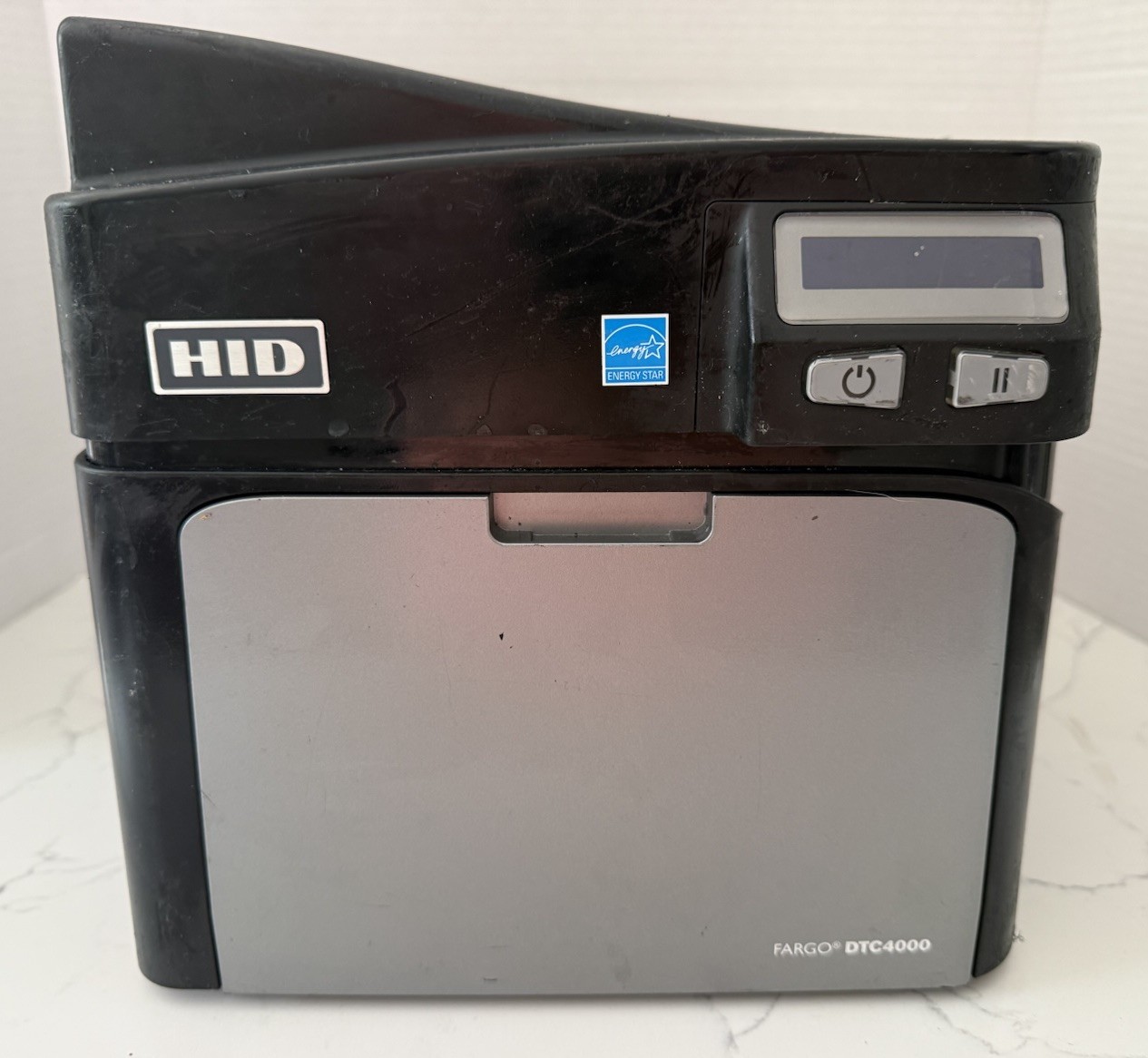 HID Fargo DTC4000 Color Card Printer – Untested – For Parts or Repair