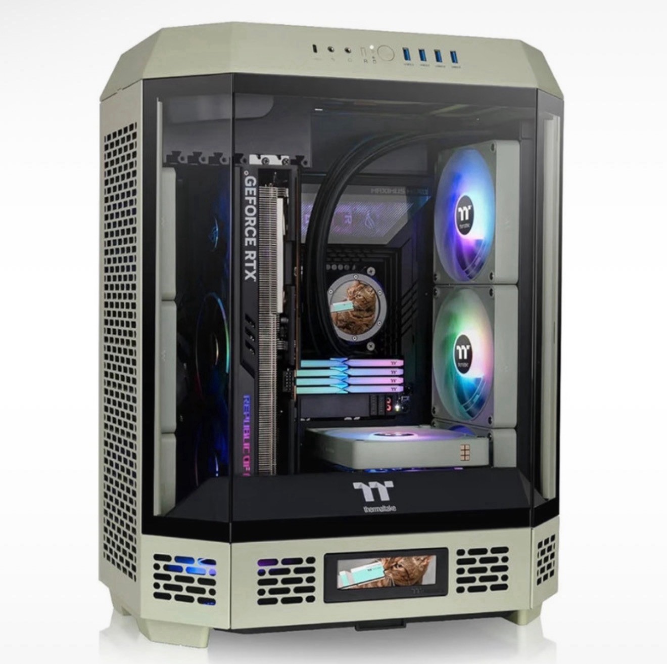 Thermaltake The Tower 600 Matcha Green Mid Tower Chassis