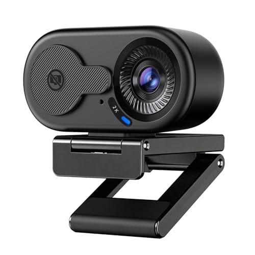 EMEET C100 2K Webcam 56.4° Field of View Metal Clip Webcam