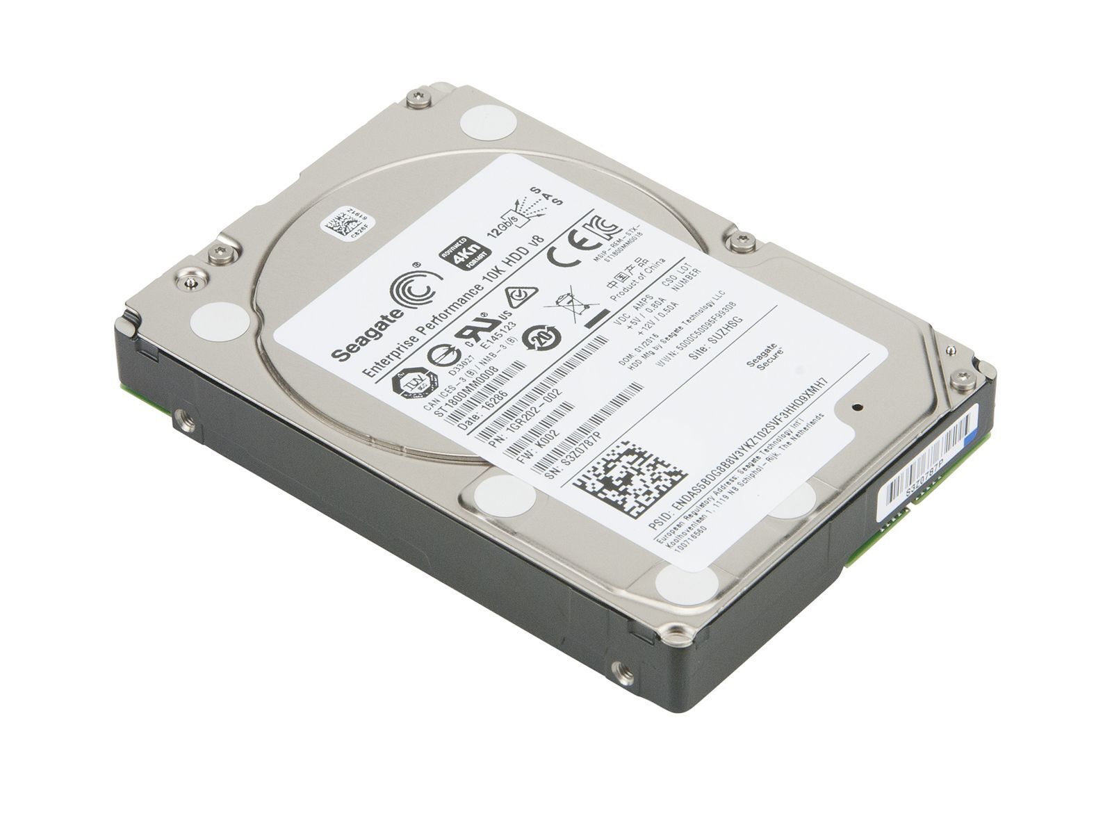 Seagate 1.8TB 2.5" Hard Drive ST1800MM0008 1GR202-881 10K RPM SAS 12GB