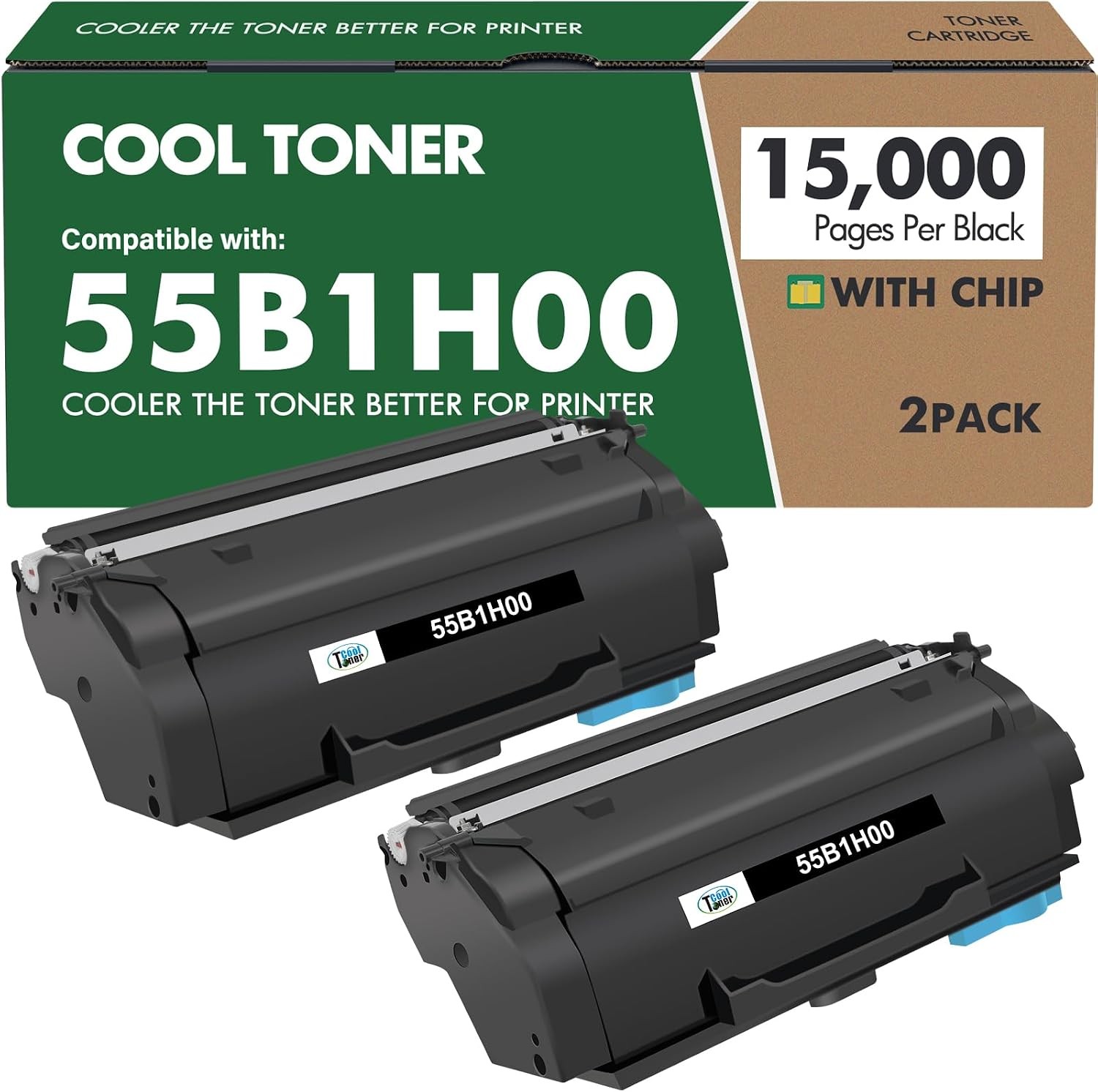 55B1H00 Toner Cartridge for Lexmark MX431 MS431 MS331 MX331 MS432 MX432 Series